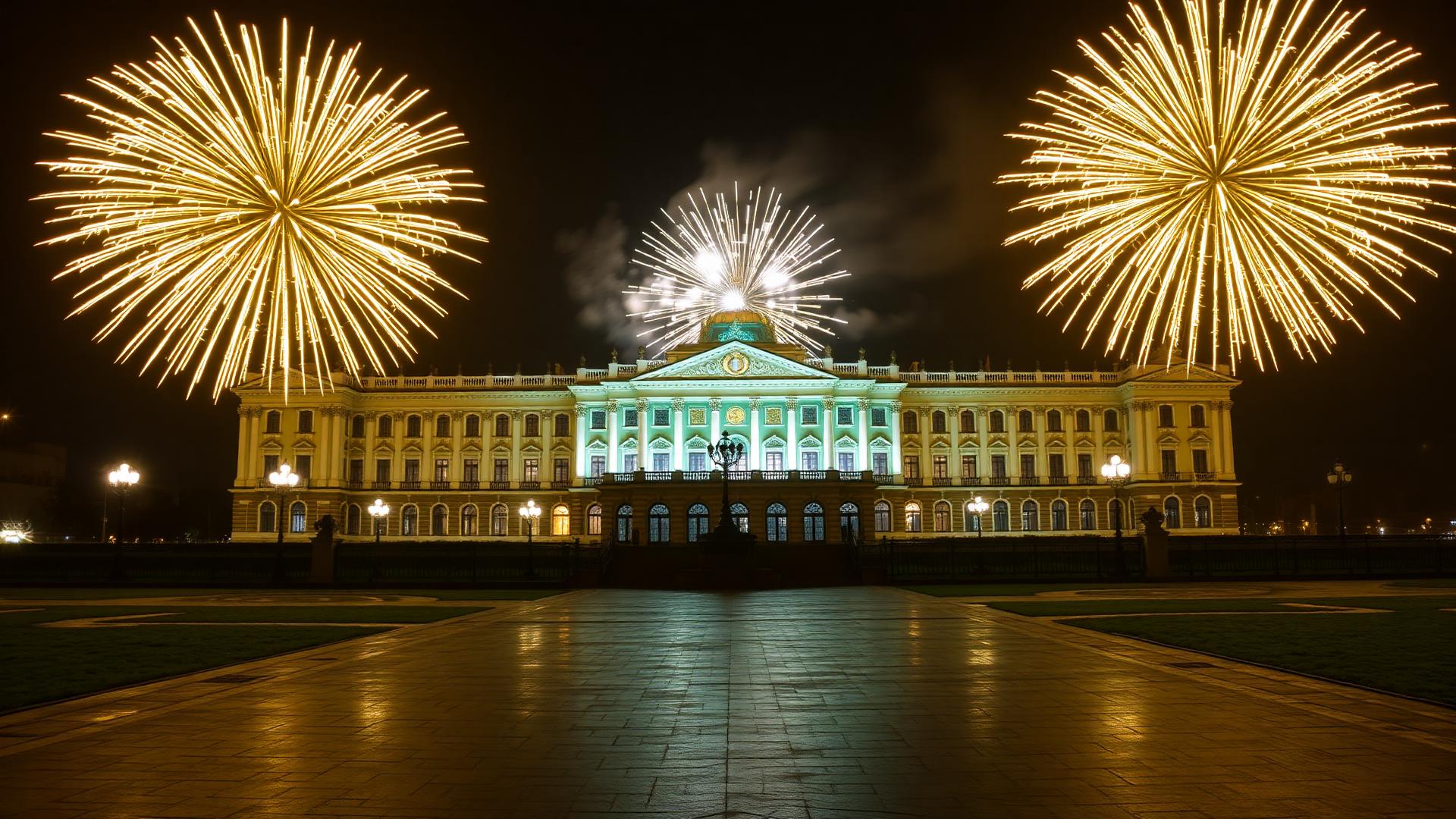 Grand fireworks finale